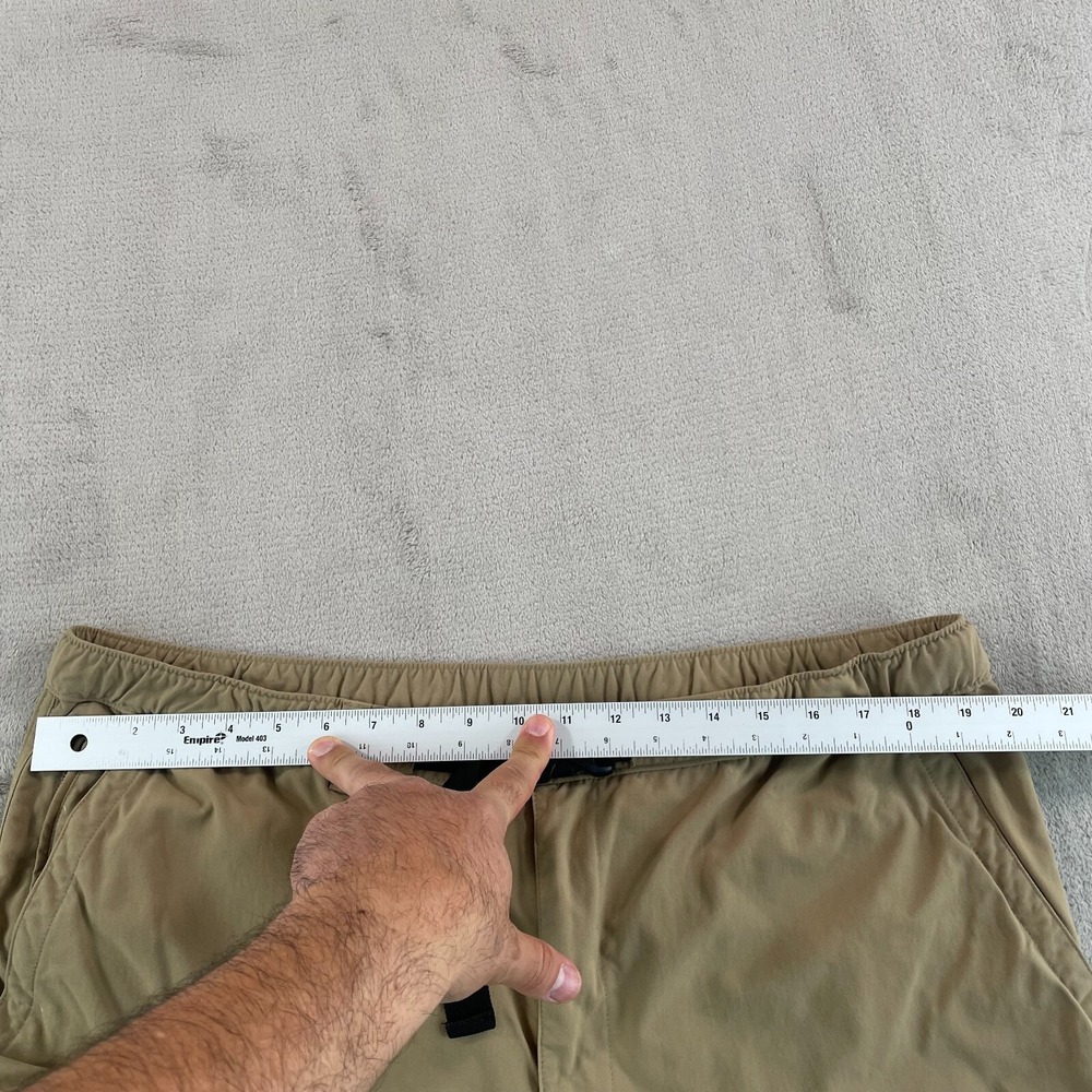 Duluth Trading Convertible Pants Men XL (36x32) Beige Nylon Performance Belted - Picture 8 of 12